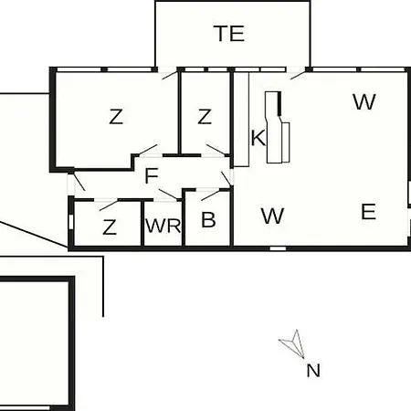 6 Person In Bjert-by Traum Ferienhaus Bjert Strand